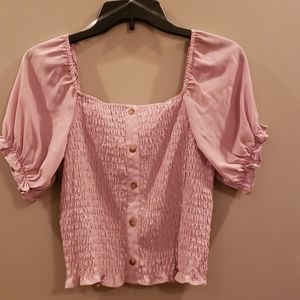No boundaries rose pink Crop top